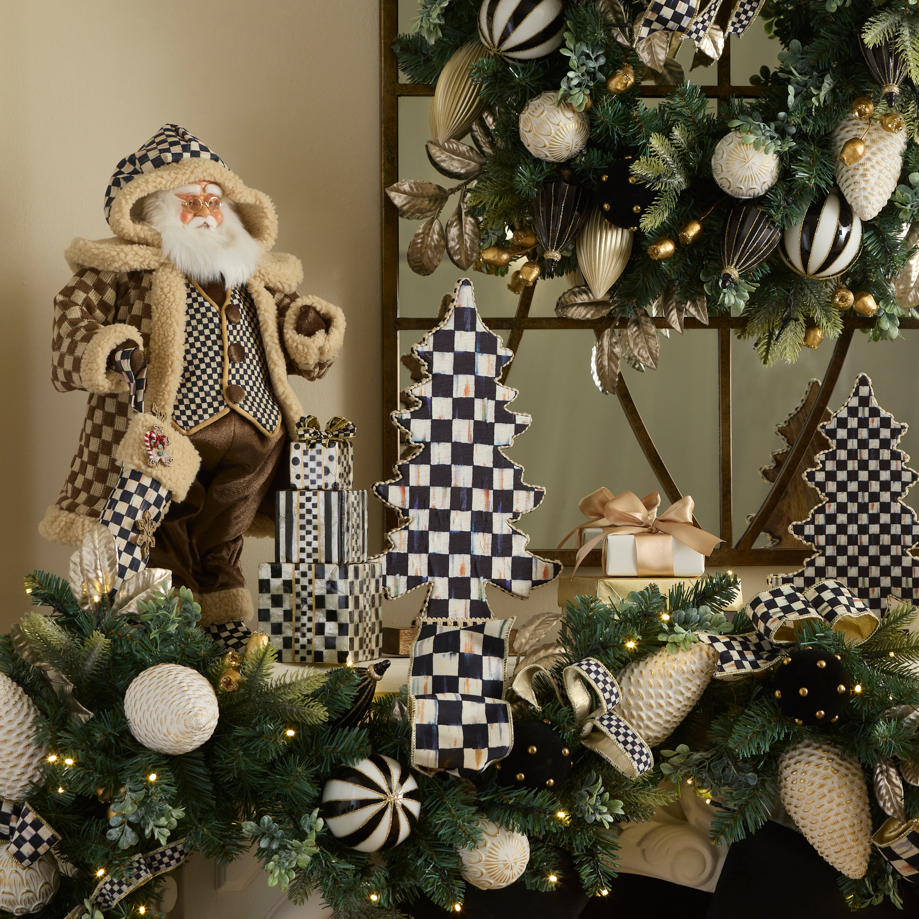 Courtly Check Forest Trees, Set of 2
