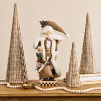 Natural Noel Cone Trees, Set of 3