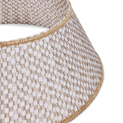 Mocha Check Tree Collar