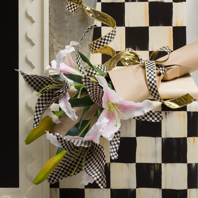 Courtly Check 1" Ribbon image number 3