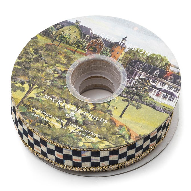 Courtly Check 1" Ribbon image number 2
