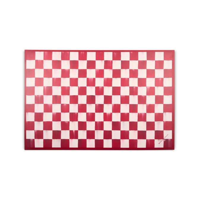 Cherry Check 2' x 3' Floor Mat image number 0