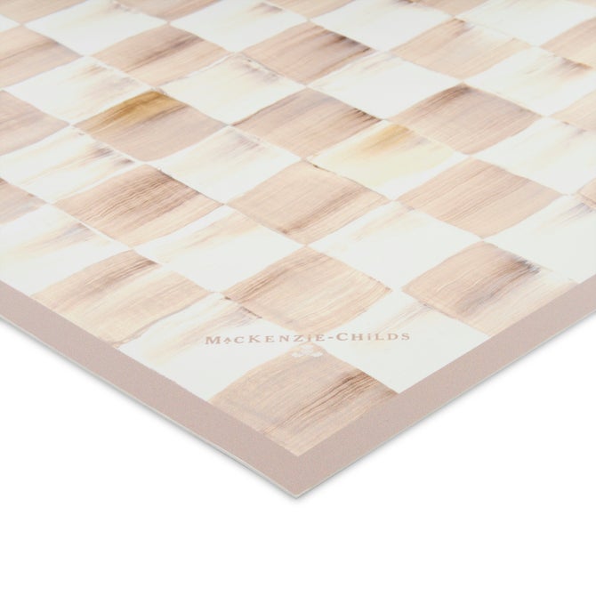 Mocha Check 2' x 6' Floor Mat image number 2
