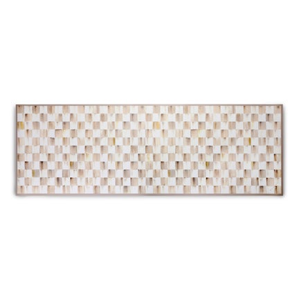 Mocha Check 2' x 6' Floor Mat