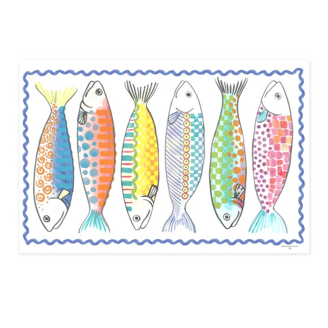 Go Fish 2' x 3' Floor Mat image number 0
