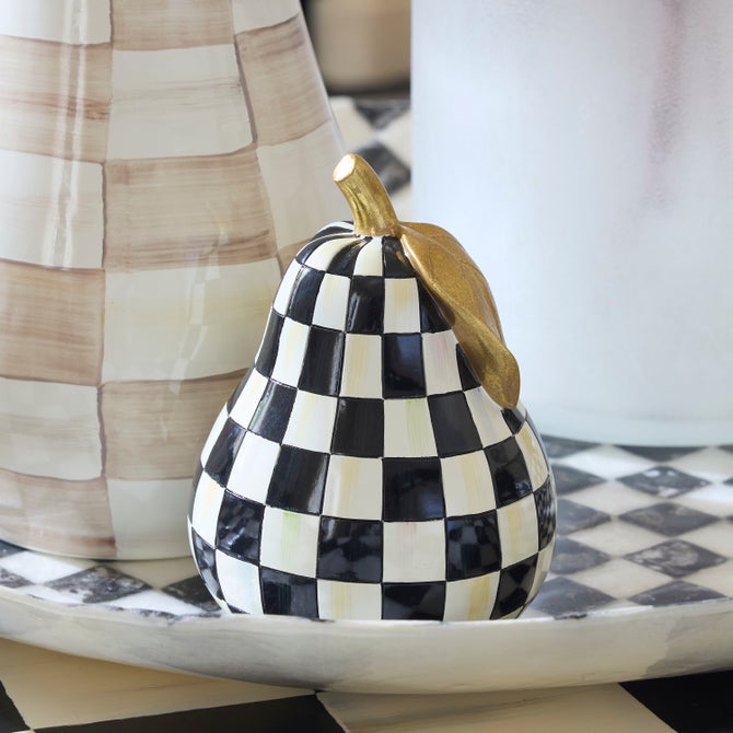 Courtly Check Pear Decor image number 1