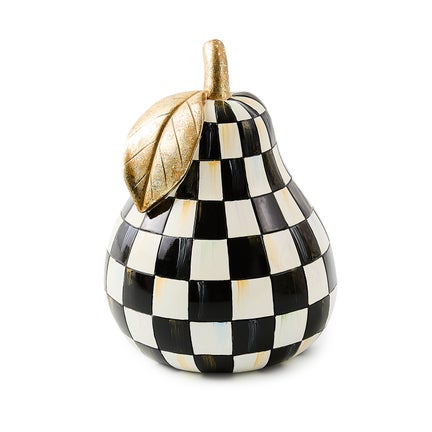 Courtly Check Pear Decor
