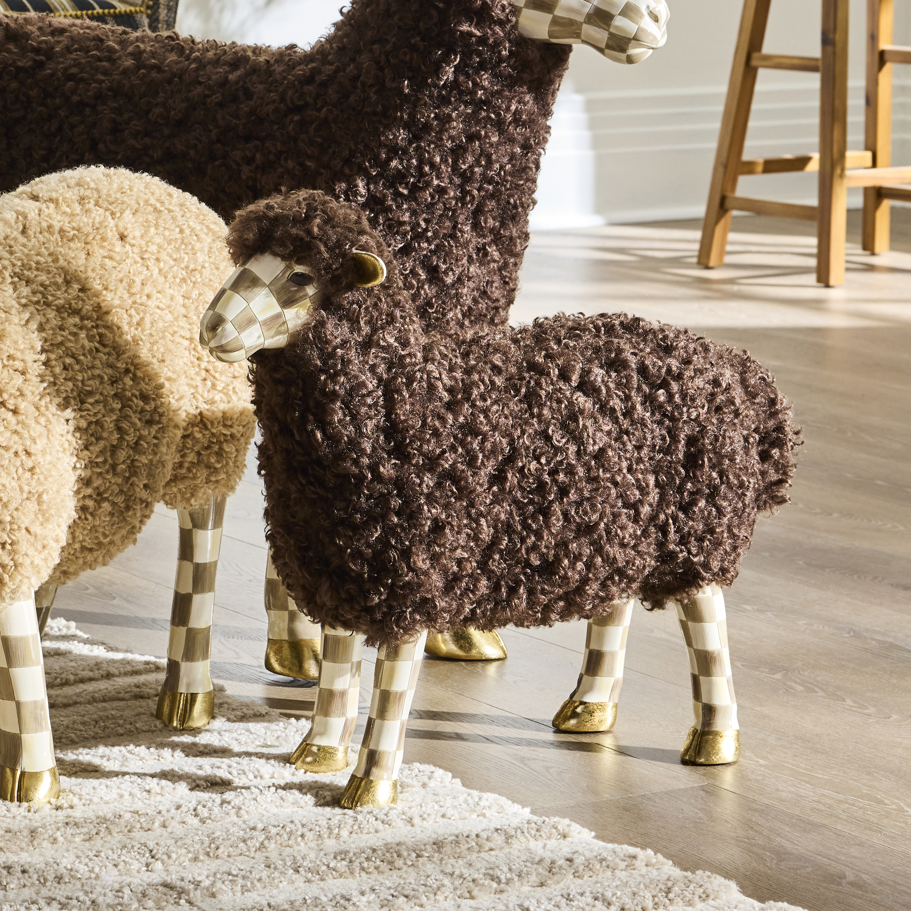 MacKenzie-Childs | Mocha Extra Small Sheep