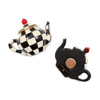 Teapot Magnets, Set of 2
