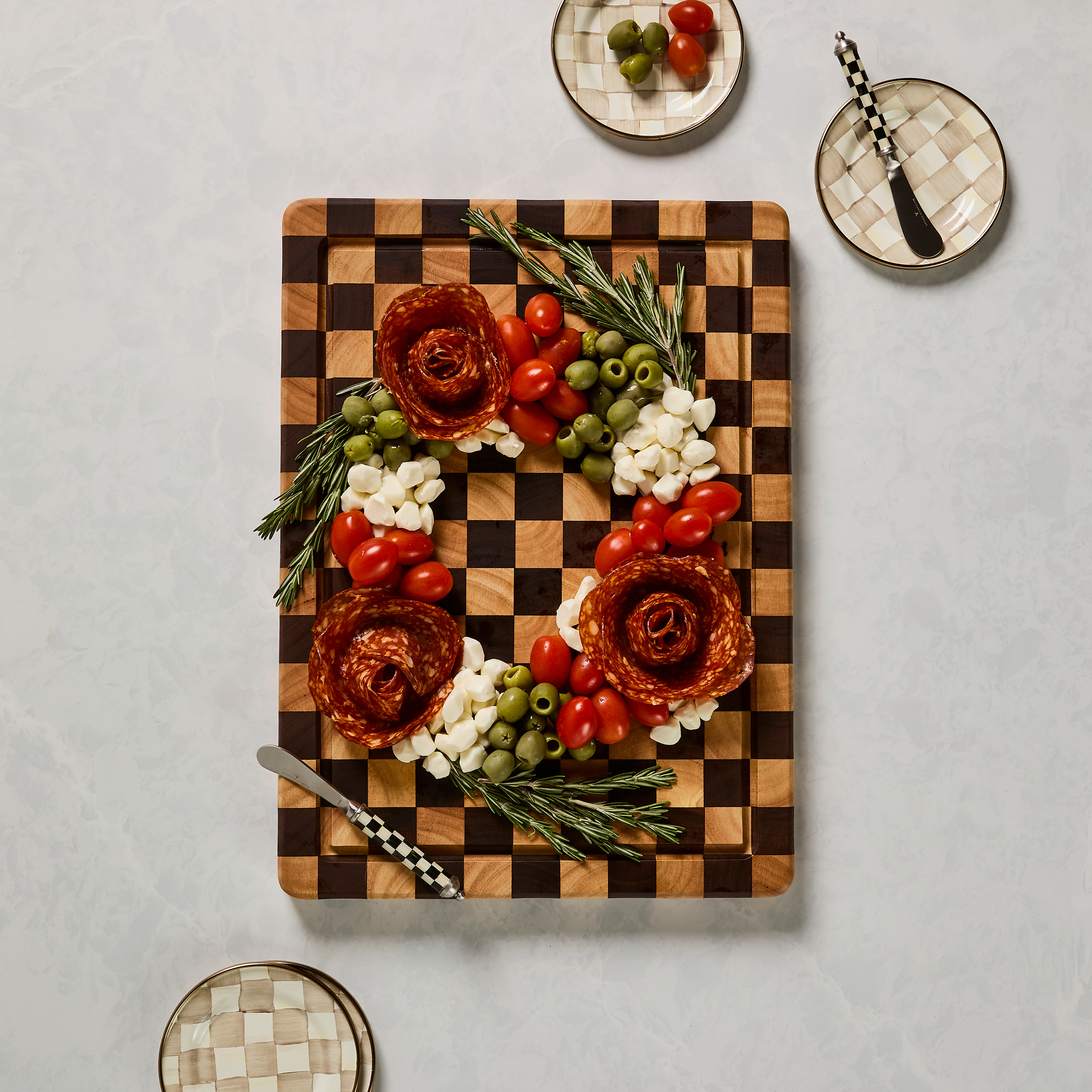 MacKenzie-Childs Check Carving Board