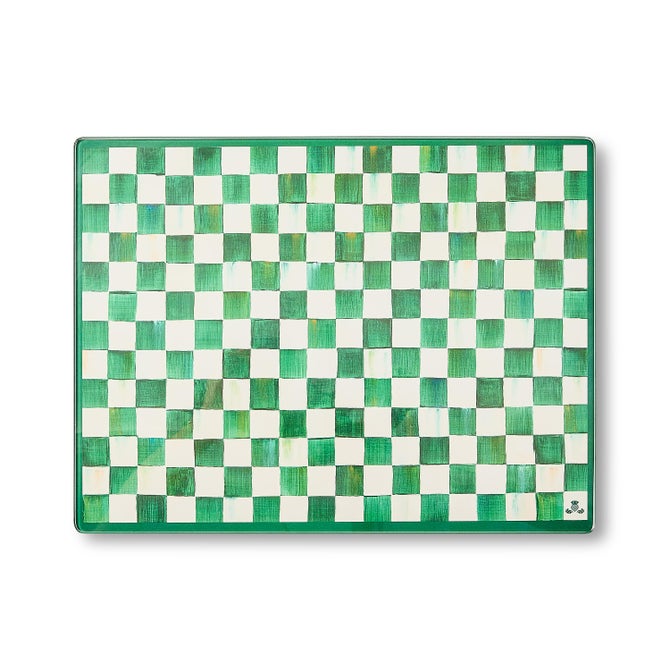 Emerald Check Glass Cutting Boards, Set of 2 image number 3