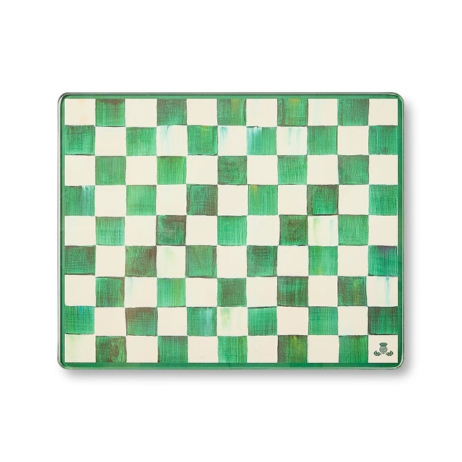 Emerald Check Glass Cutting Boards, Set of 2 image number 2