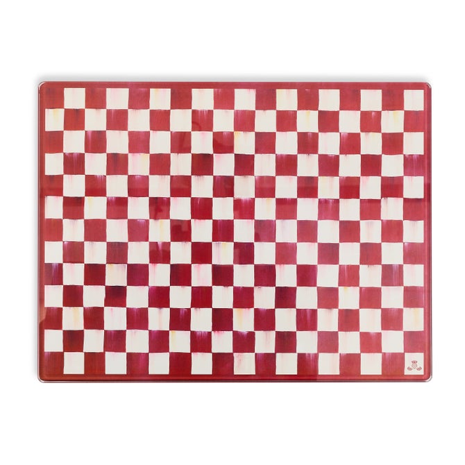 Cherry Check Cutting Board, Set of 2 image number 2