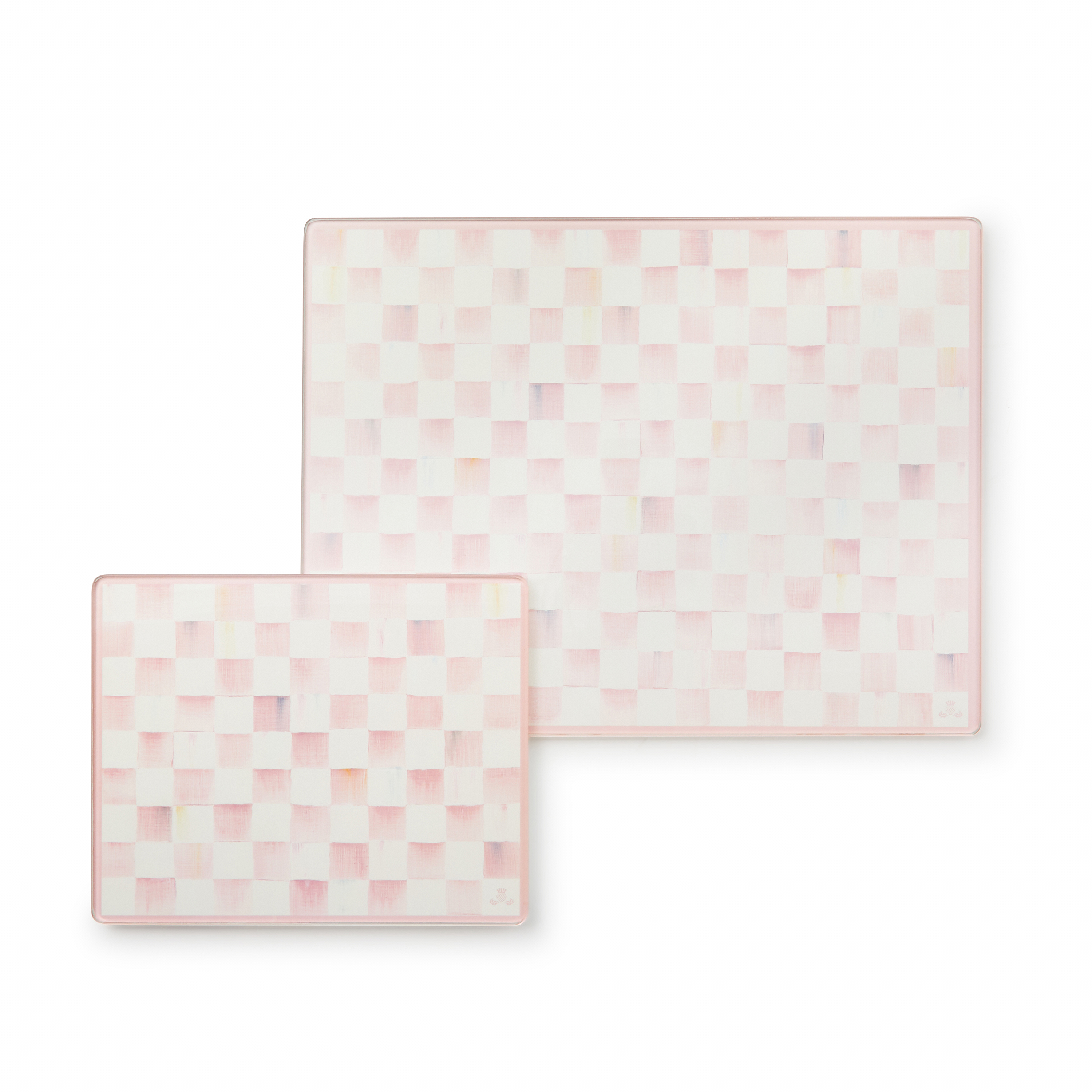 MacKenzie-Childs Rosy Check Cutting Board - Thumbnail 3