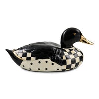 Courtly Check Mallard Duck Figurine