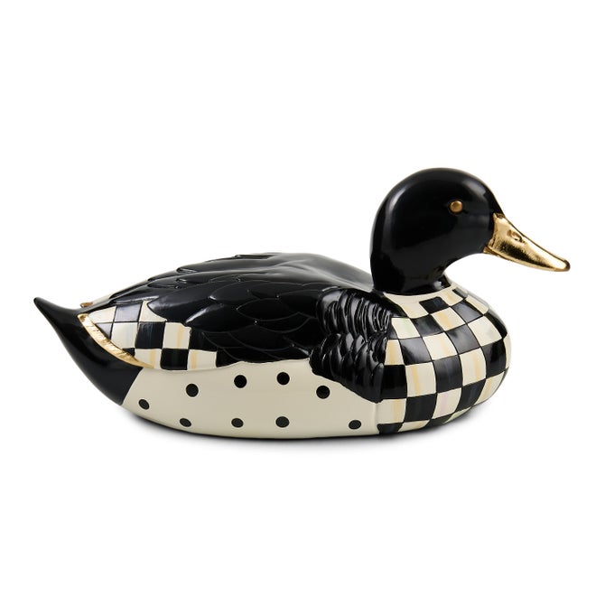 Courtly Check Mallard Duck Figurine image number 2