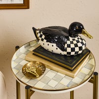 Courtly Check Mallard Duck Figurine