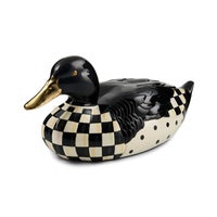 Courtly Check Mallard Duck Figurine