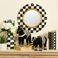 Courtly Check Elephant Figurine