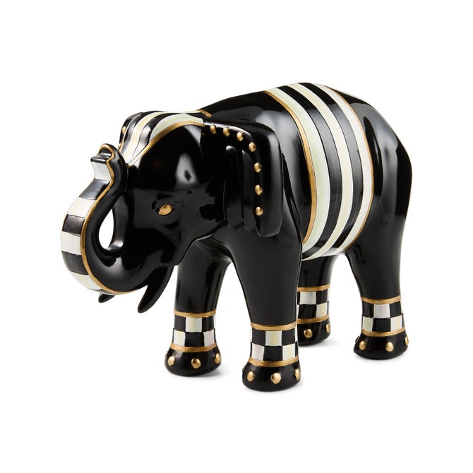 Courtly Check Elephant Figurine image number 0