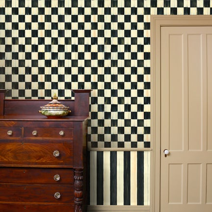 Courtly Check Wallpaper