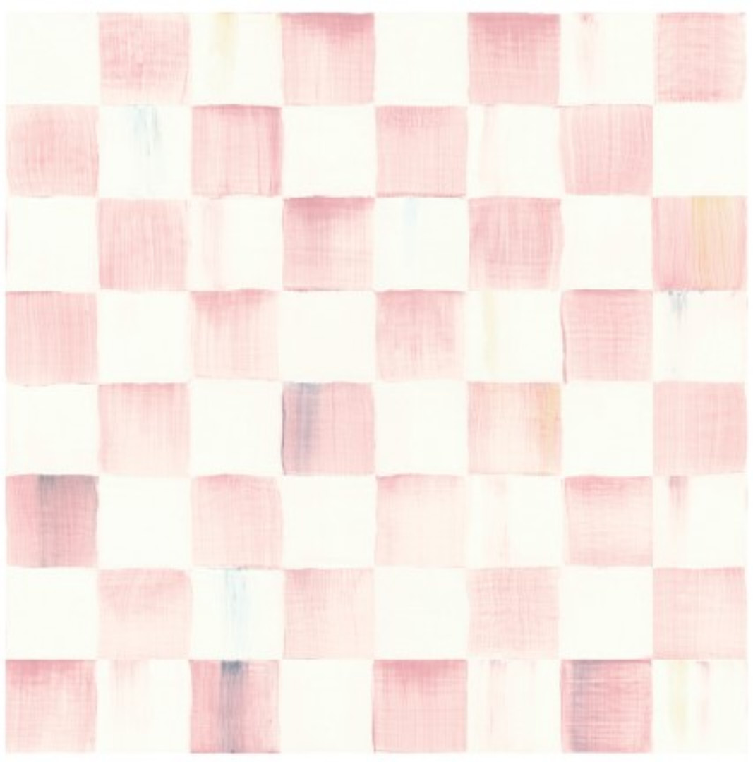 MacKenzie-Childs Rosy Check Wallpaper