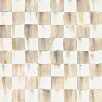 Mocha Check Wallpaper