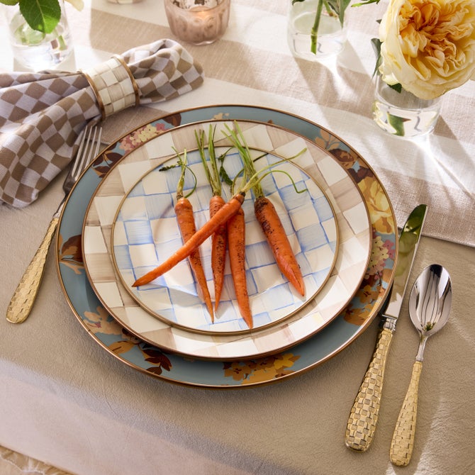 Gold Check Flatware 5-Piece Place Setting image number 15