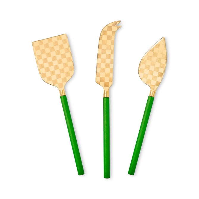 Emerald Cheese Knife Set image number 0