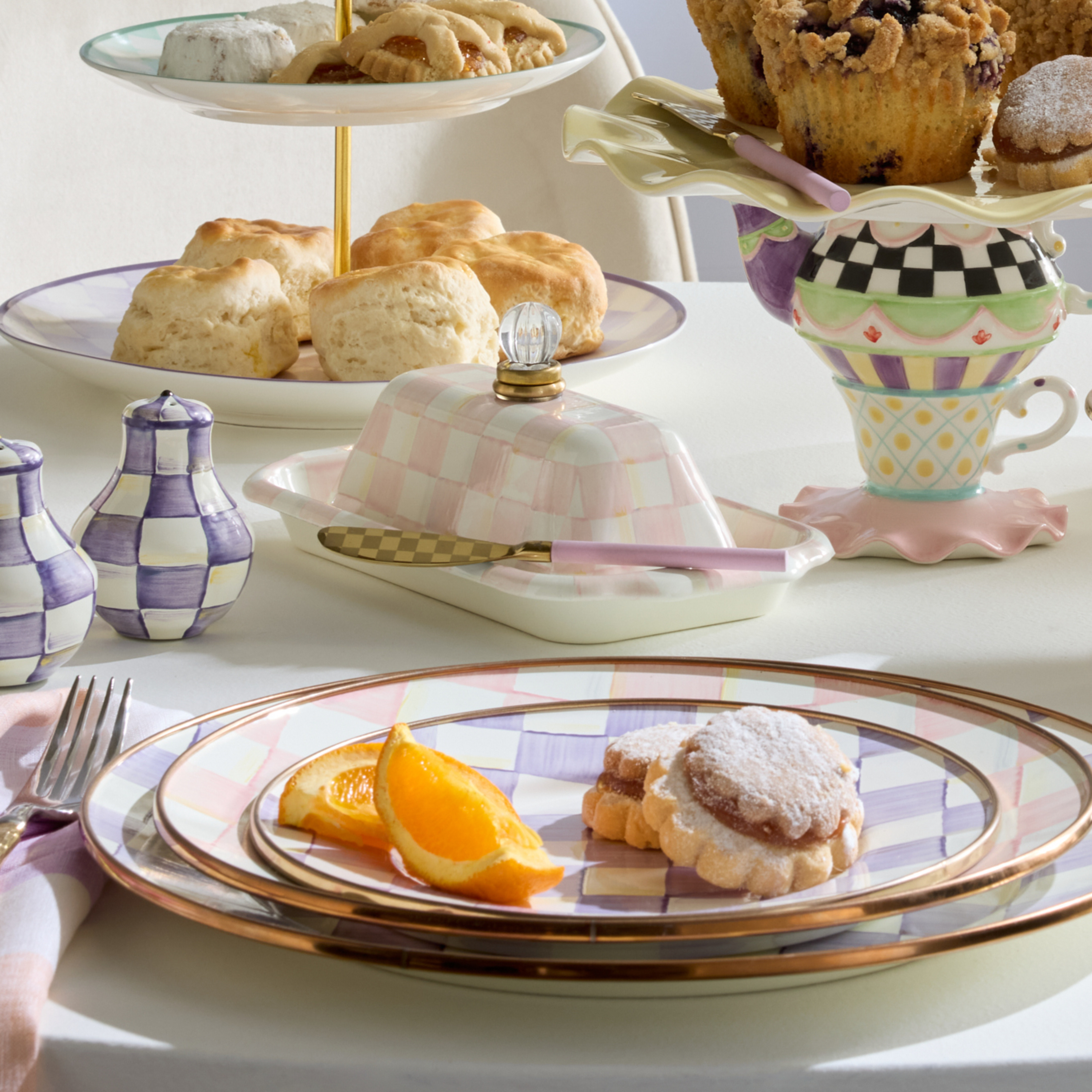MacKenzie-Childs | Rosy Spreader Set