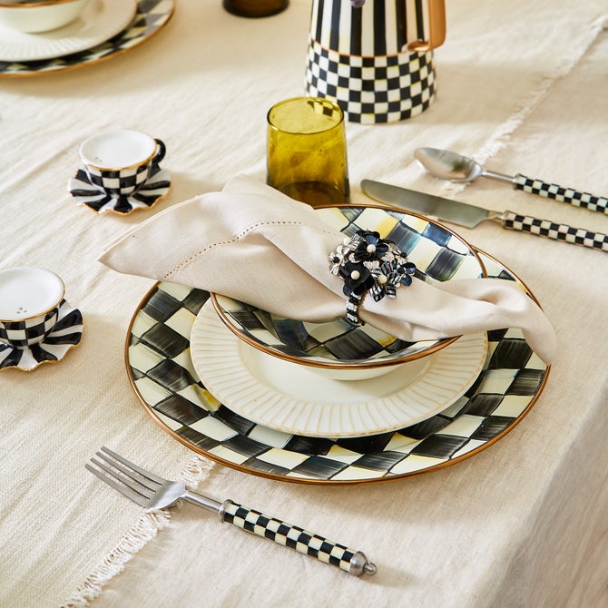 Courtly Check Supper Club 3-Piece Place Setting image number 7