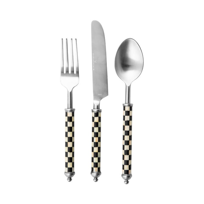 Courtly Check Supper Club 3-Piece Place Setting image number 0