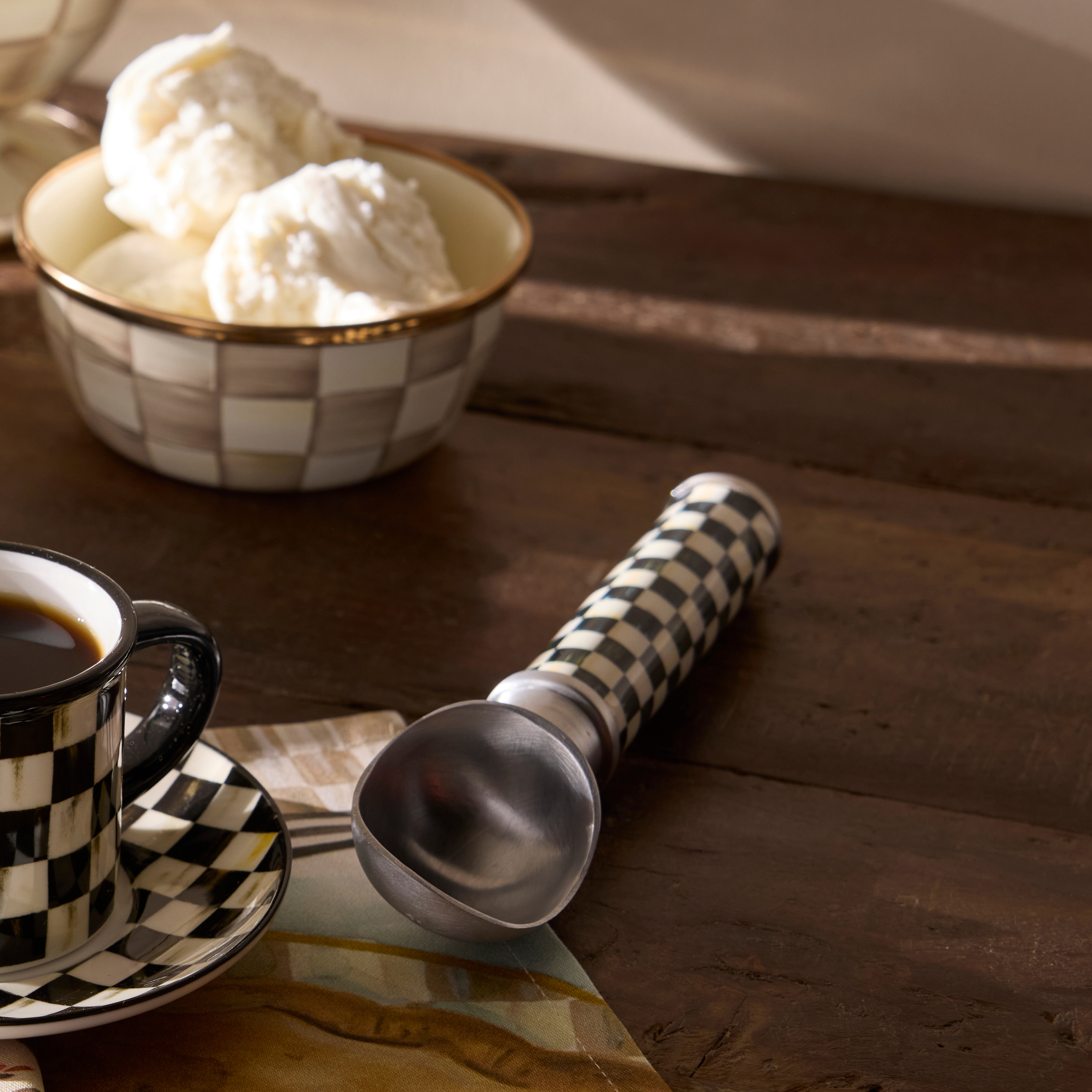 MacKenzie-Childs | Courtly Check Supper Club Ice Cream Scoop