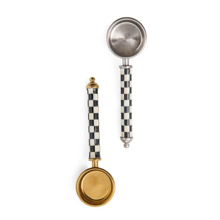 Courtly Check Supper Club Gold Coffee Scoop