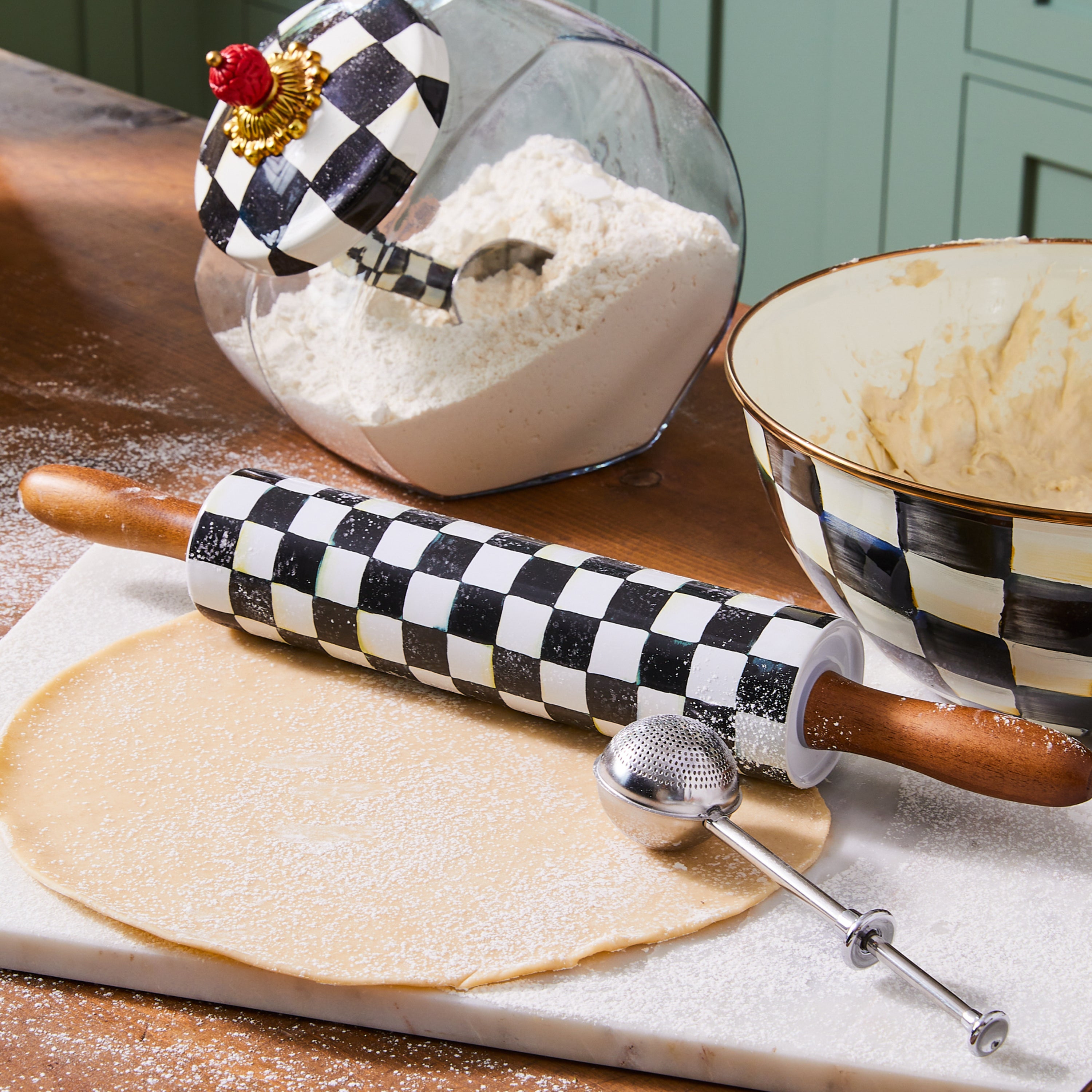 MacKenzie-Childs | Courtly Check Rolling Pin