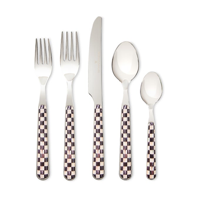 Courtly Check Bistro Flatware 5 Piece Place Setting image number 0