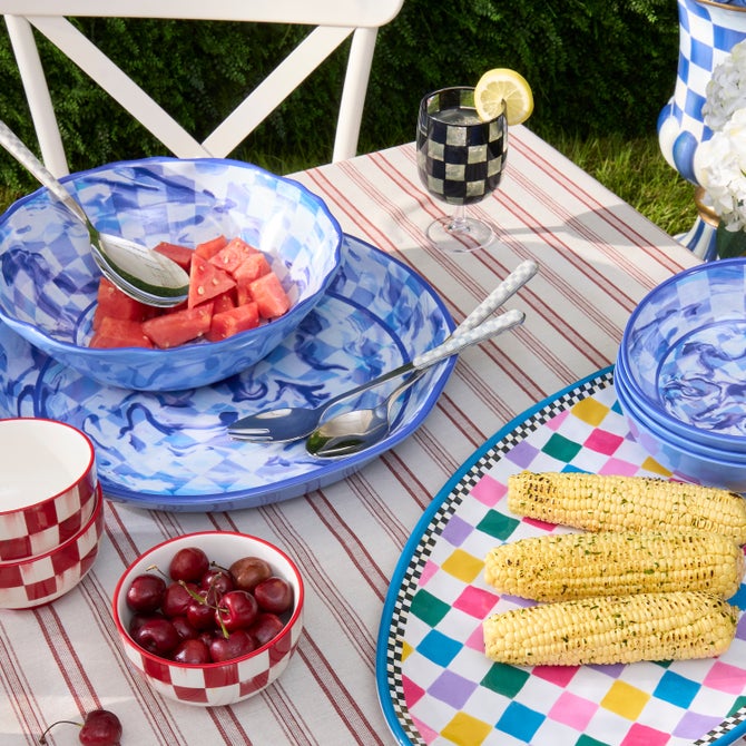 Sterling Check Bistro Salad Serving Set image number 5