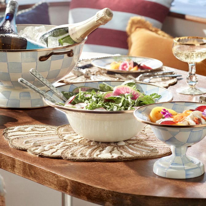 Sterling Check Bistro Salad Serving Set image number 6