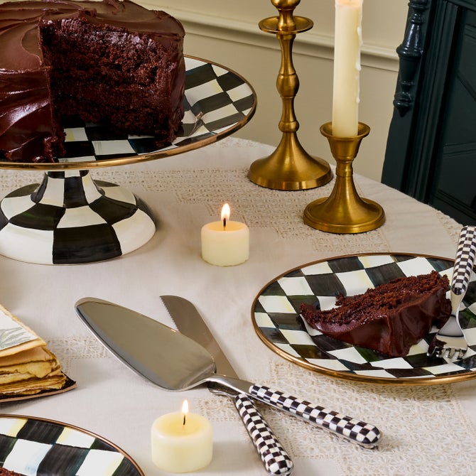 Courtly Check Bistro Cake Serving Set image number 1