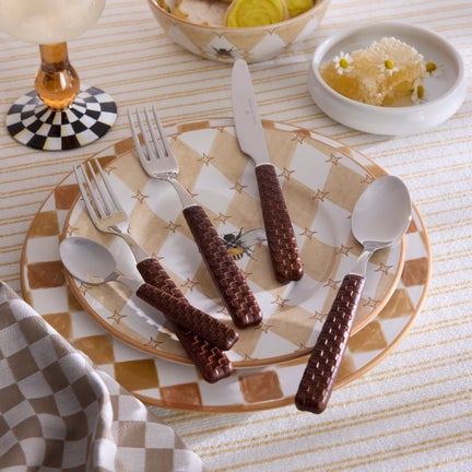 Everyday Leather 5-Piece Place Setting