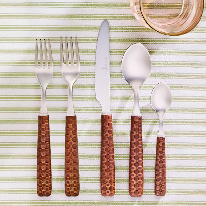 Everyday Leather 5-Piece Place Setting image number 3