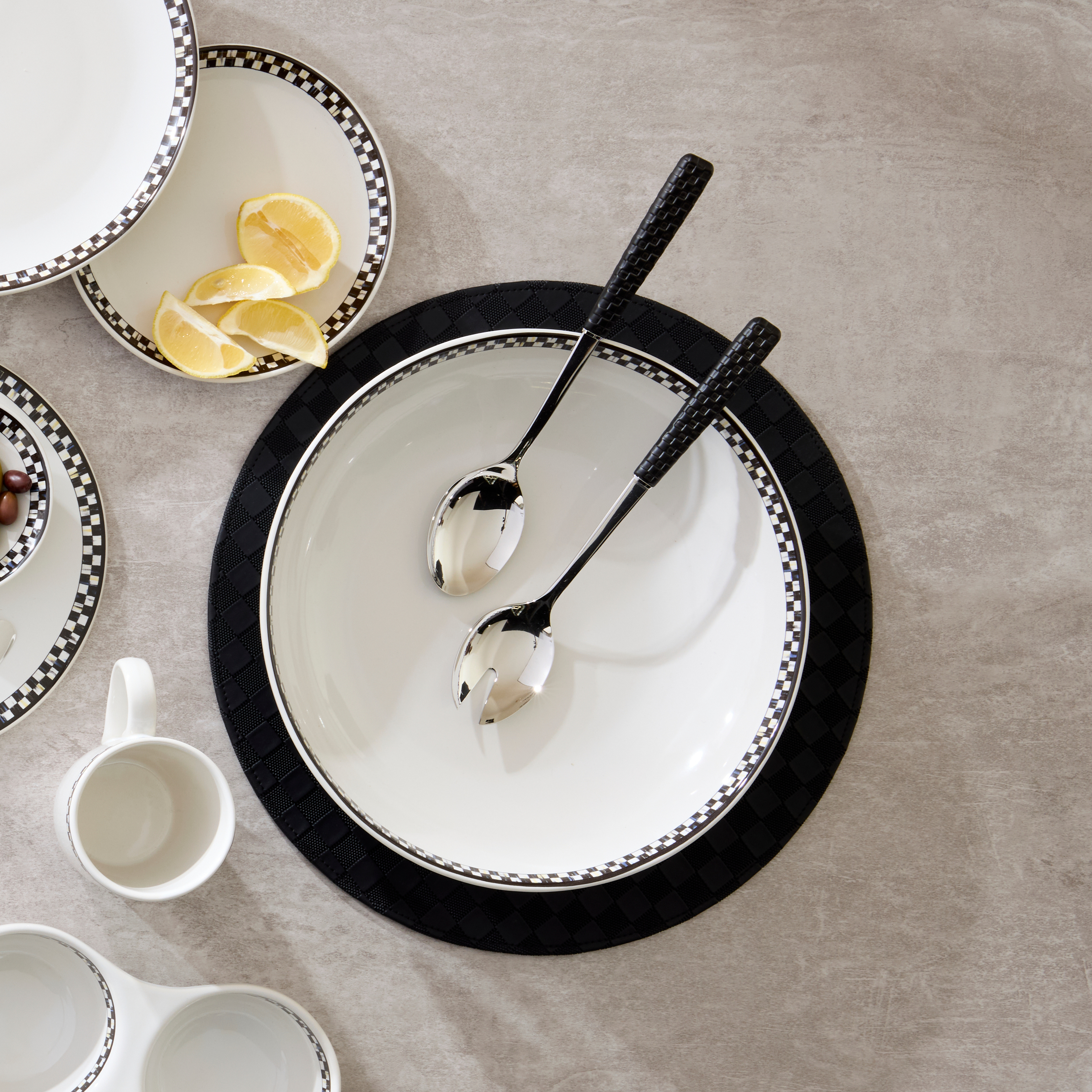 MacKenzie-Childs Everyday Salad Serving Set - Thumbnail 5