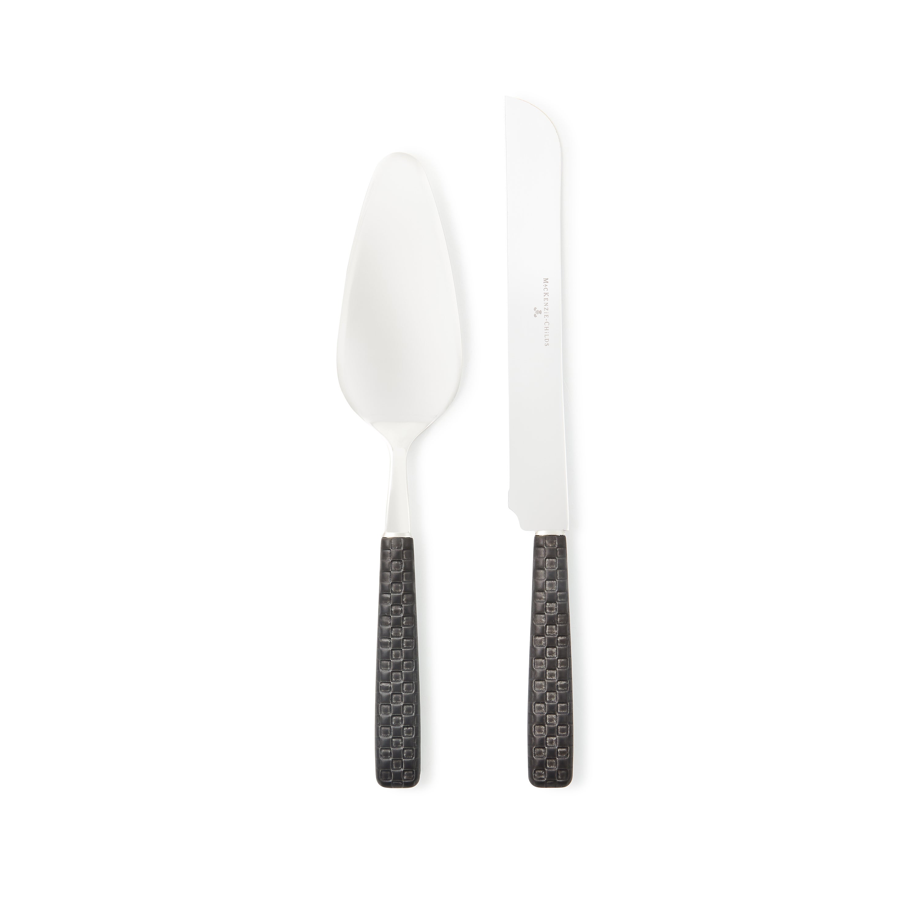 MacKenzie-Childs | Everyday Black Cake Serving Set