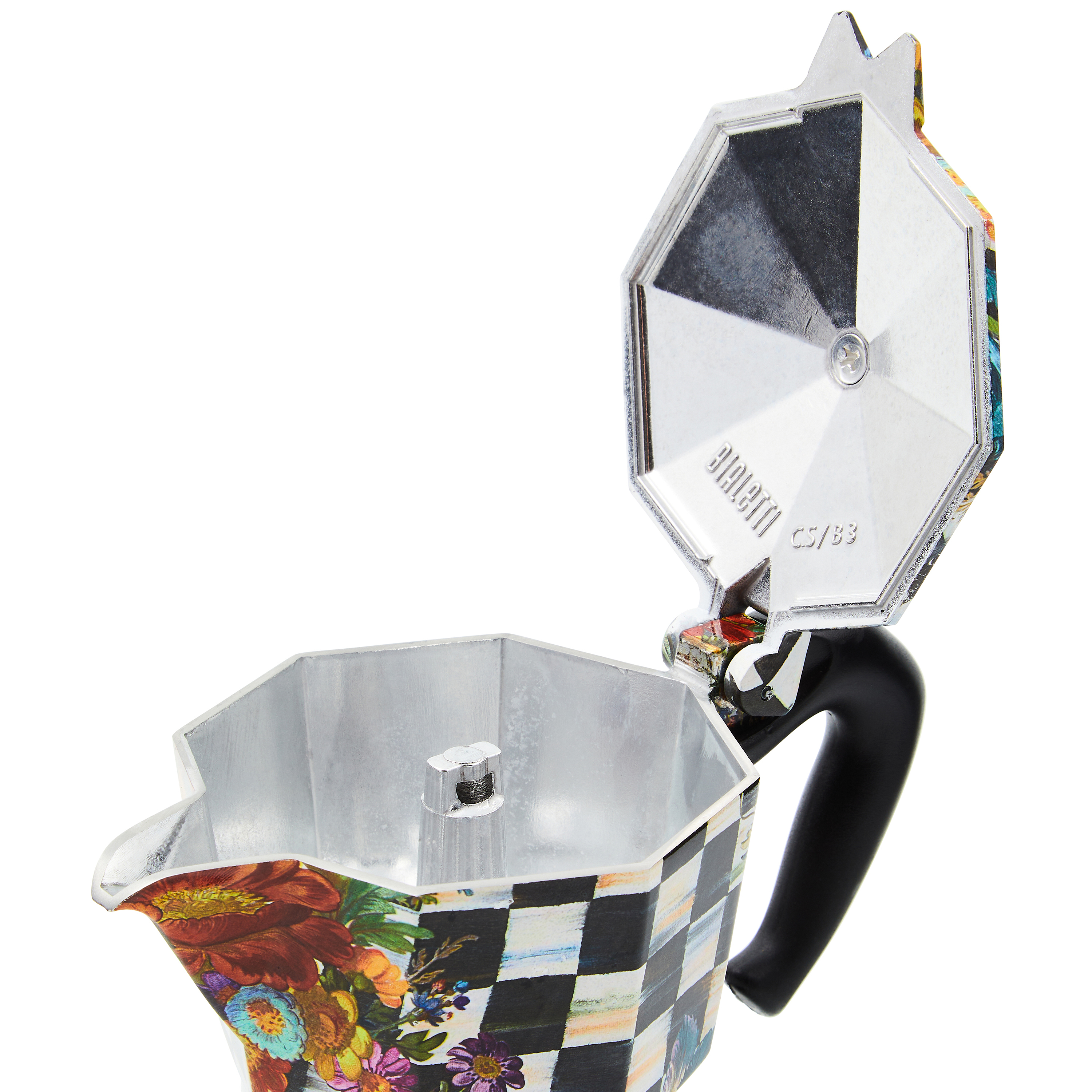 MacKenzie-Childs | Courtly Flower Market 3 Cup Moka Pot