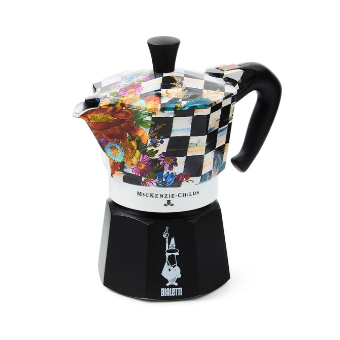 Courtly Flower Market 3 Cup Moka Pot image number 0