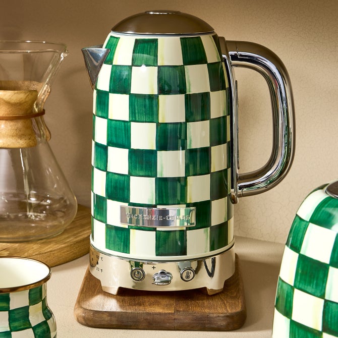 Emerald Check Electric Kettle image number 1