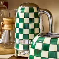 Emerald Check Electric Kettle
