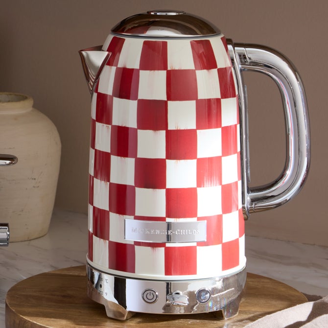 Cherry Check Electric Kettle image number 1