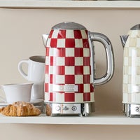 Cherry Check Electric Kettle