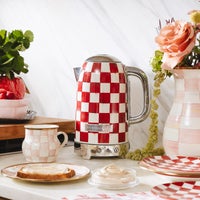 Cherry Check Electric Kettle